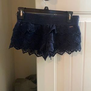 Hollister lace shorts